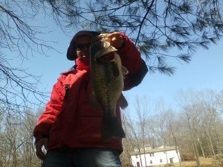 First bass of the year 5lbs