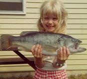 Me with my first Bass 1976