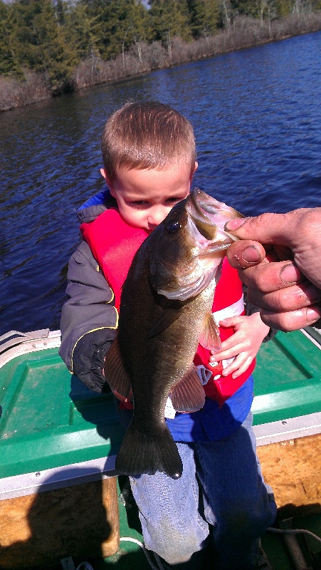 first bass of the year open water