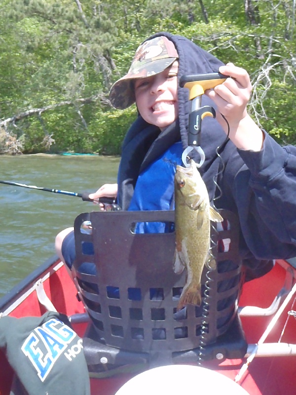 My Son and his 1st smallmouth