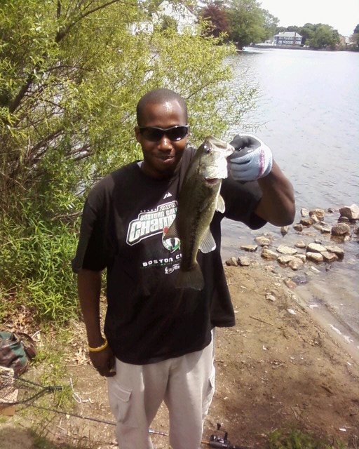 Caught at Flax Pond