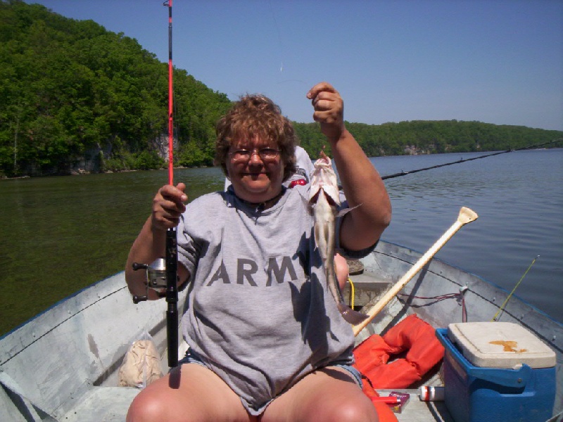 My Wife Kellie With a nice fish