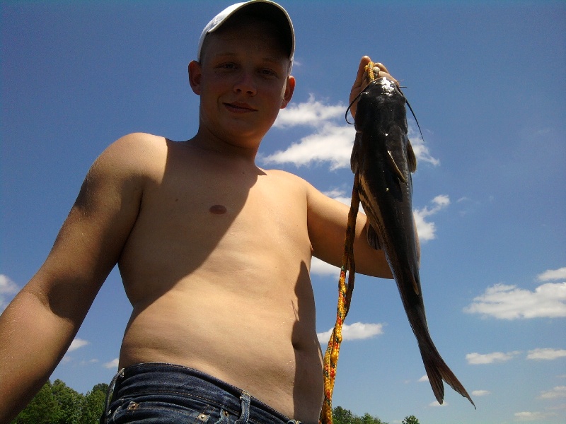 Son Dave Jr. With Nice Catfish