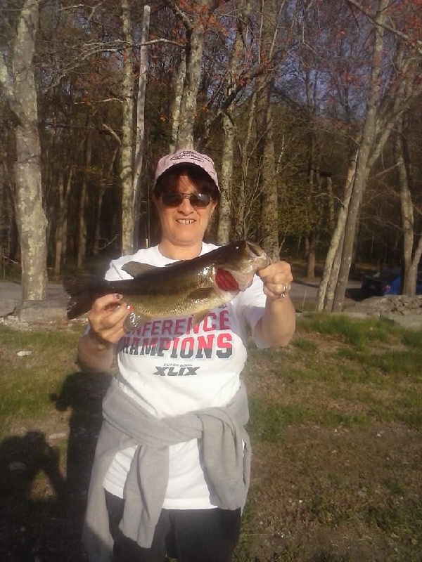 Wife and one of her bass