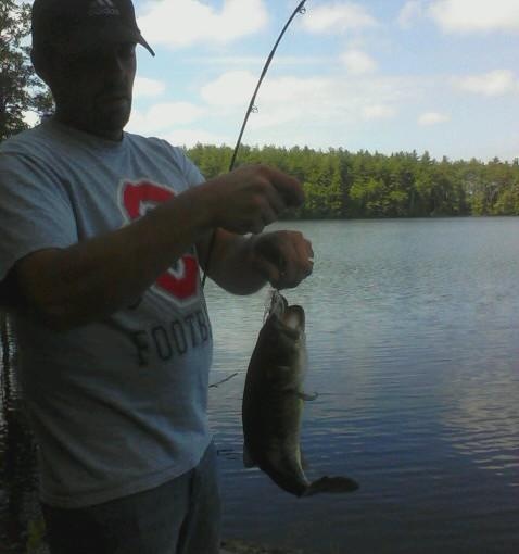bass at the lake
