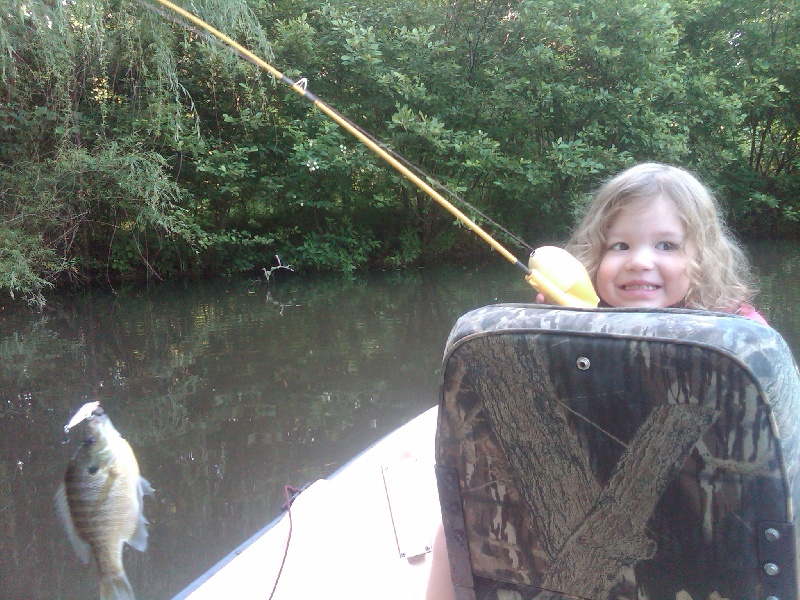 Catherine's First Fish