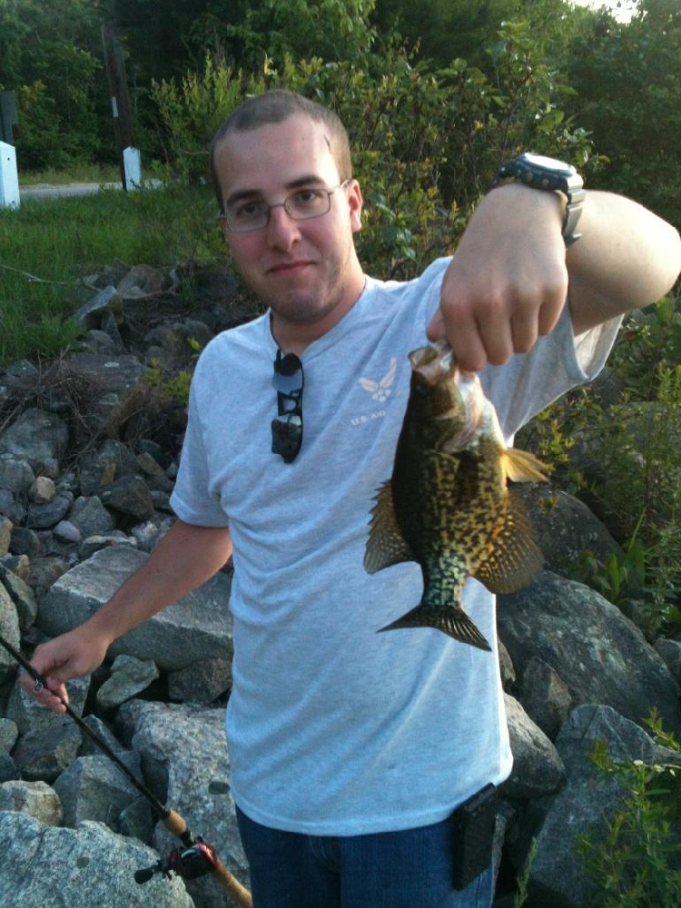 A nice Crappie I caught last week.
