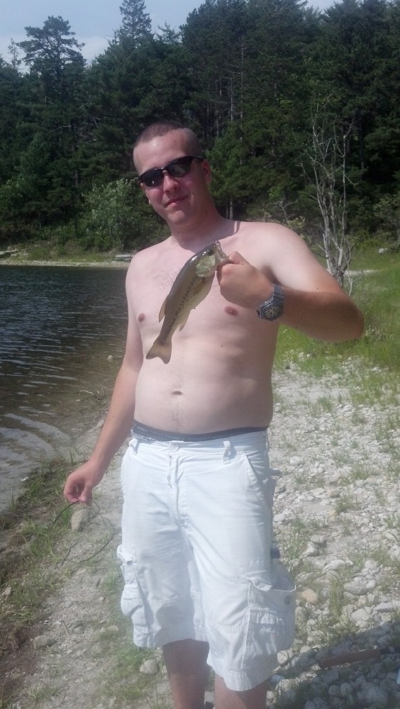 Me with a Fearing Pond bass
