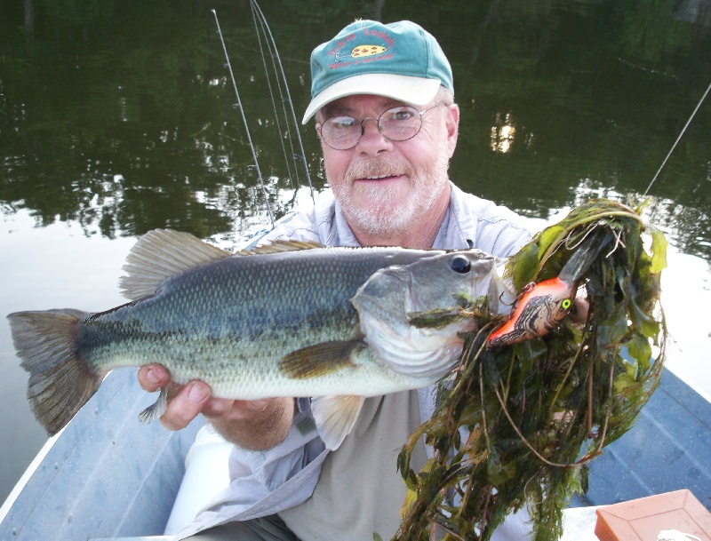 Greg with July Weed Bass