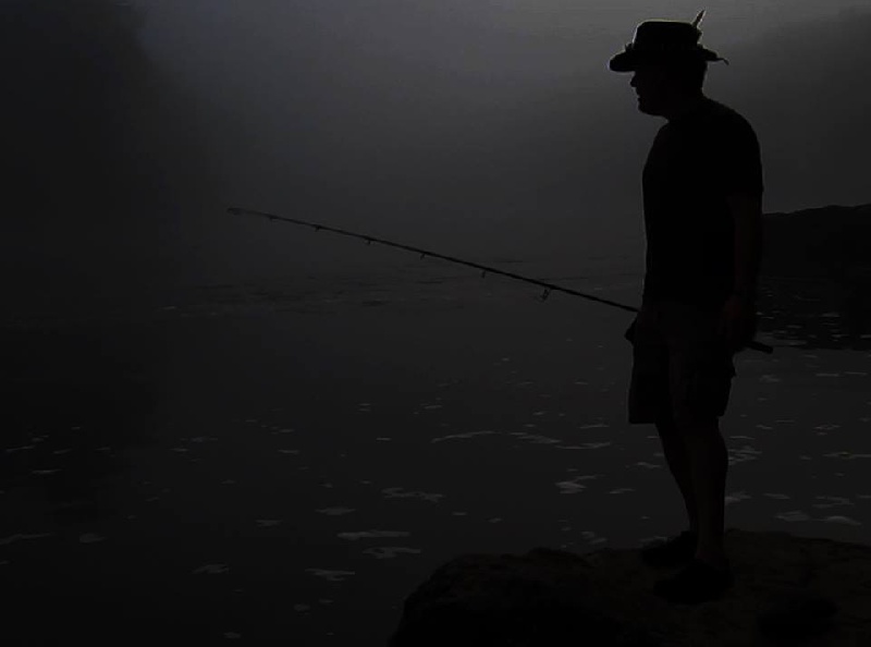 Ken Beam scouts the Delaware River at daybreak