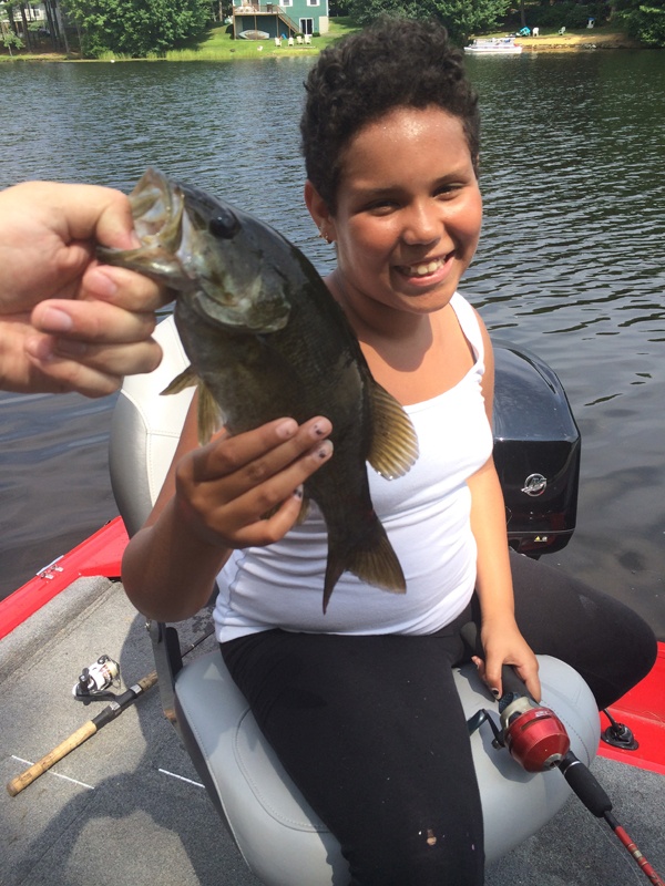 Her First Smallmouth
