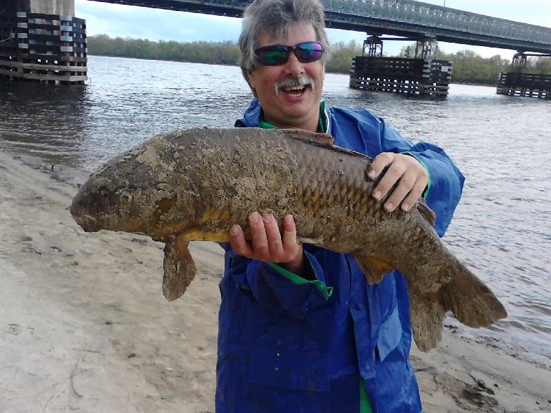 My uncle Bob 20 pound common carp