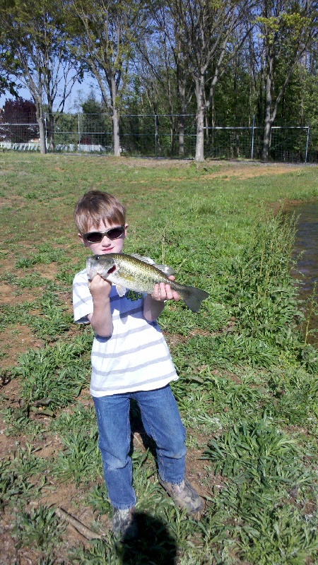 My Nephew & his prize catch!