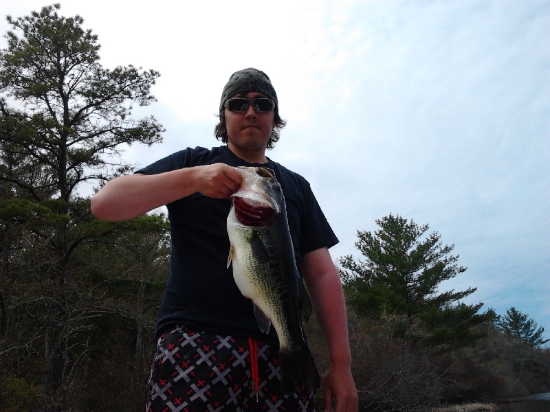 First lunker of the day