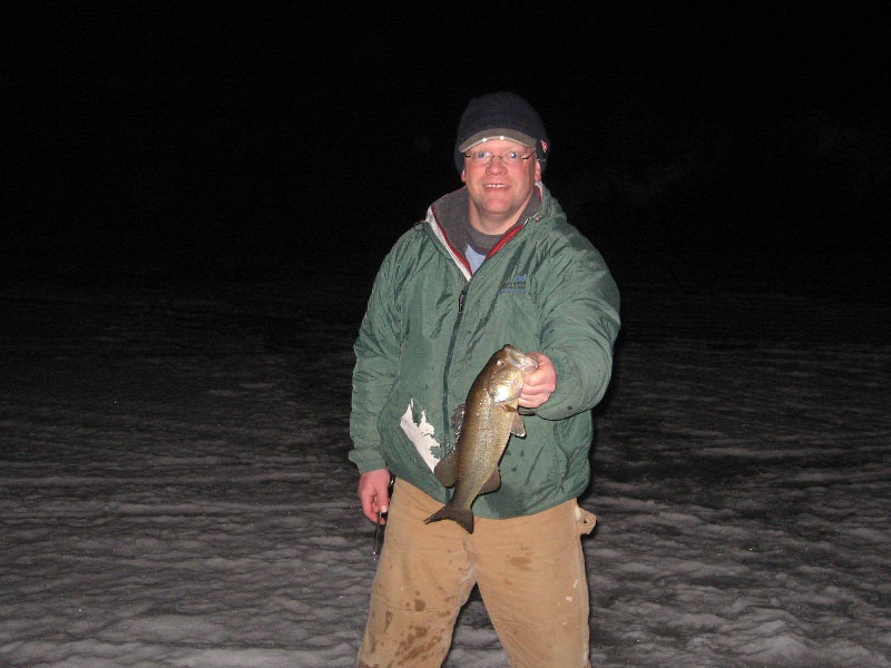 Night Ice Fishing