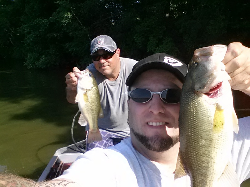 A Bday Double with my 1lb 10oz, and Vin's 1lb 14oz
