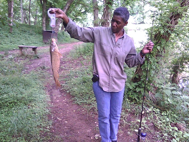 Just for fun Wife's river catch
