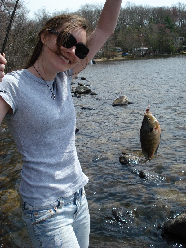Another large sunfish for Kristen