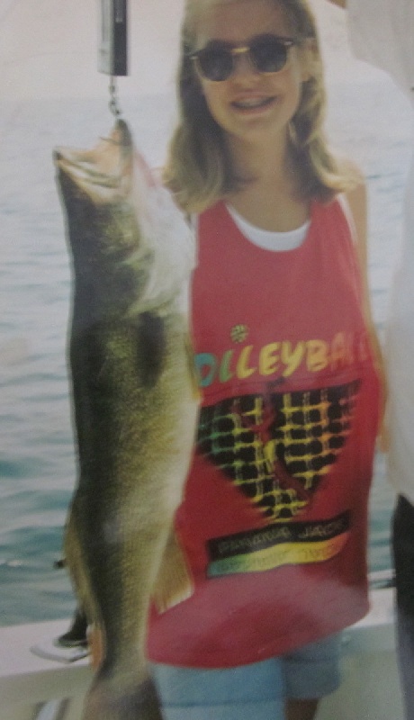 Chris and her Walleye
