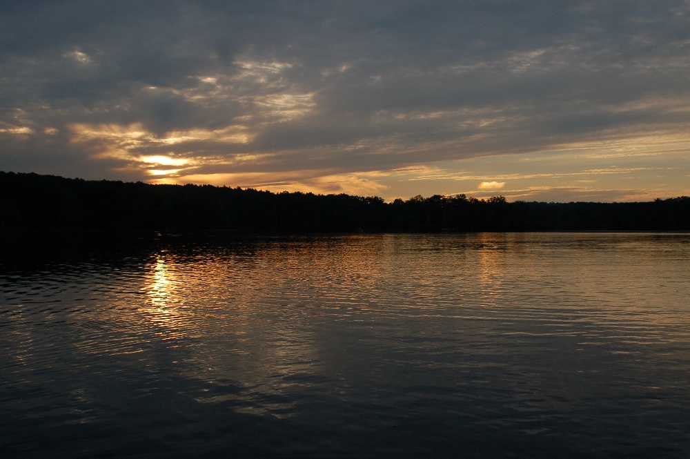 Sunset at Williams Lake