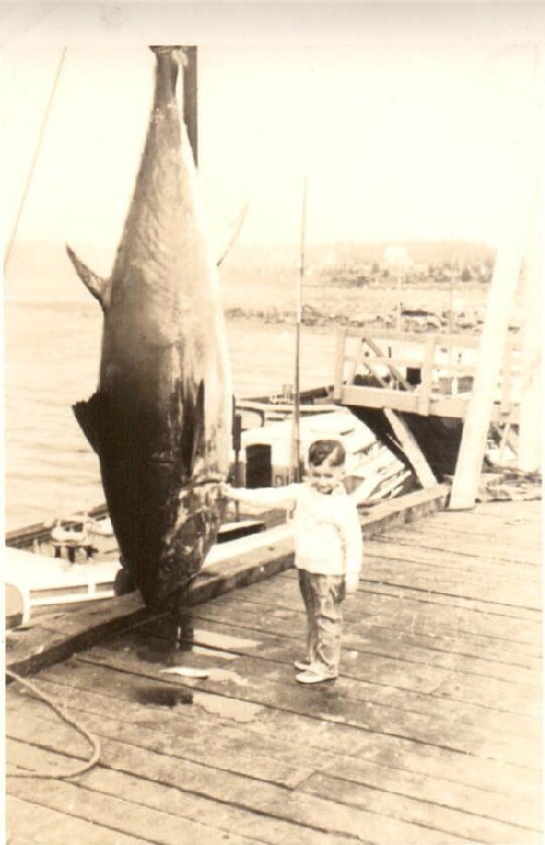 Dad with Giant Bluefin!