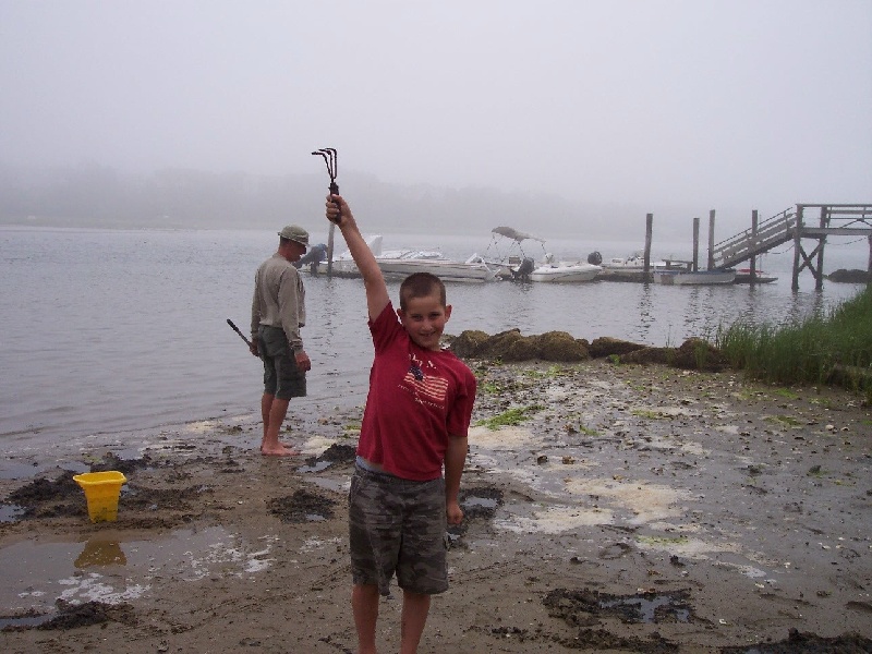 Clamming with my 11 year old
