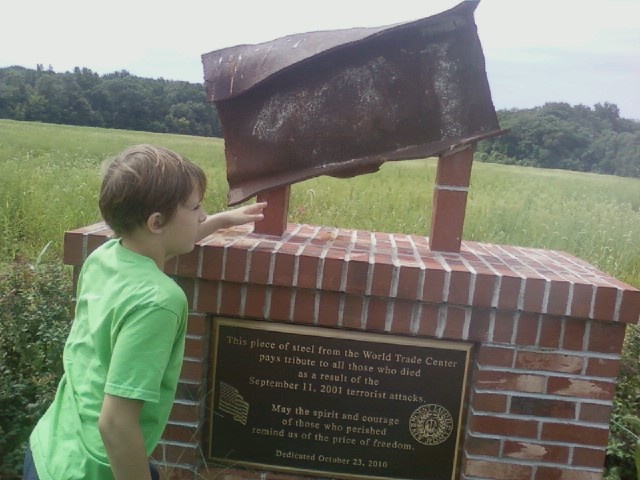 got to touch a piece of steel