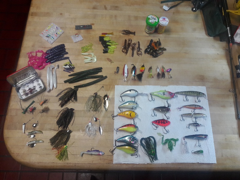 My entire collection of lures