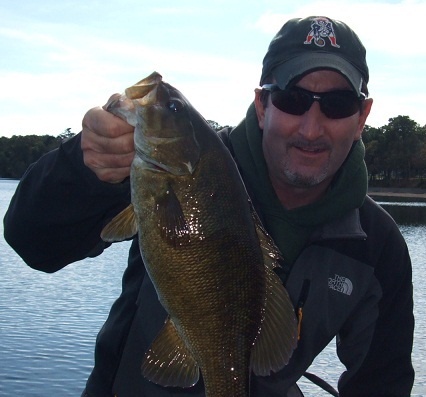 4lb smallie on the DS