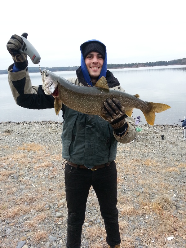 8 pound lake trout
