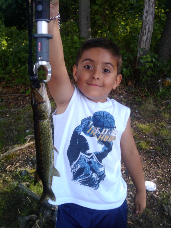 My son Hector's catches