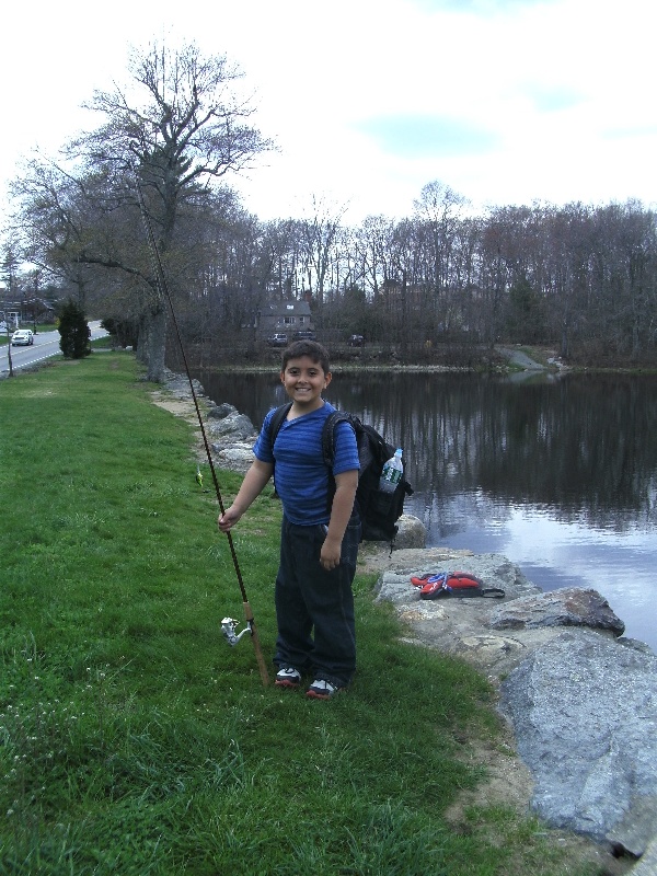 Fishing by the Dam