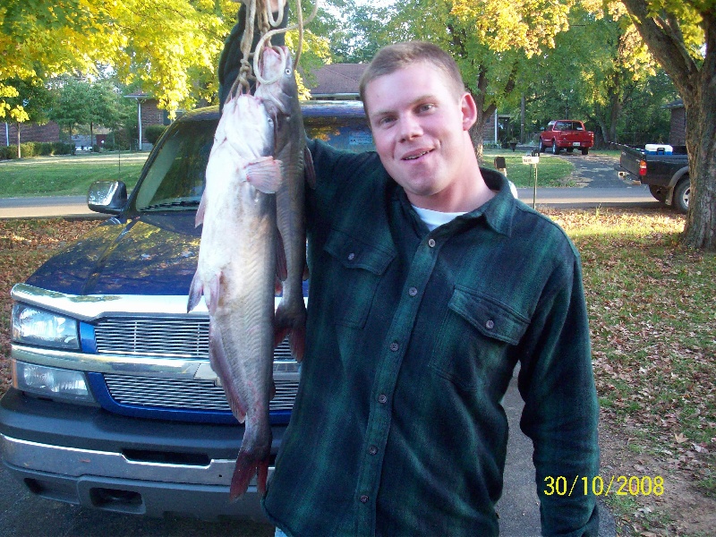 20 lb and 5 lb Blue Catfish