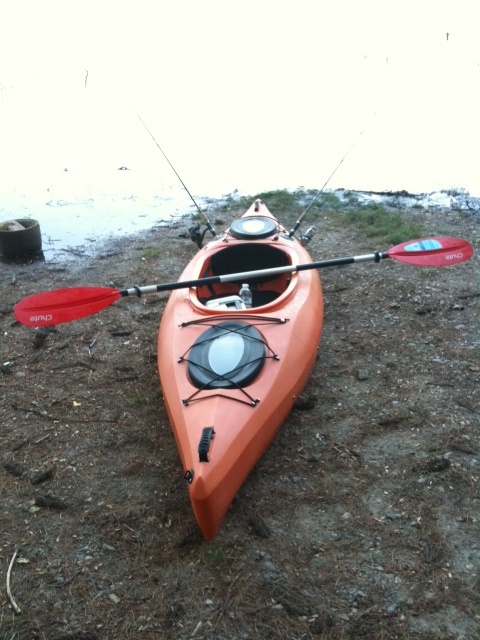  Future Beach Trophy 126 Dlx Kayak at Uncas Pond