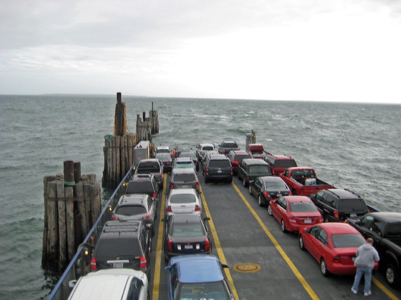 ferry shelter island south near North Sea
