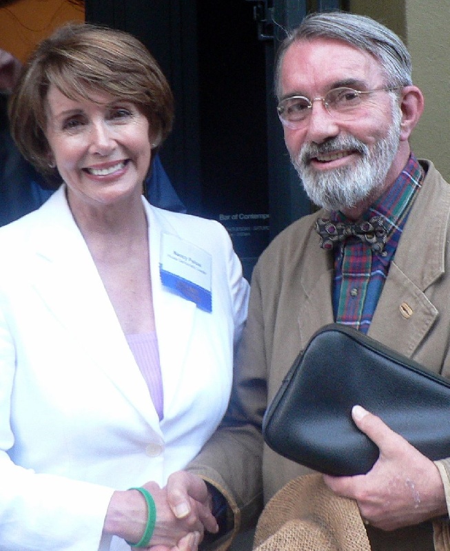 Peter Fries with Speaker of the House of Representatives Nancy Pelosi