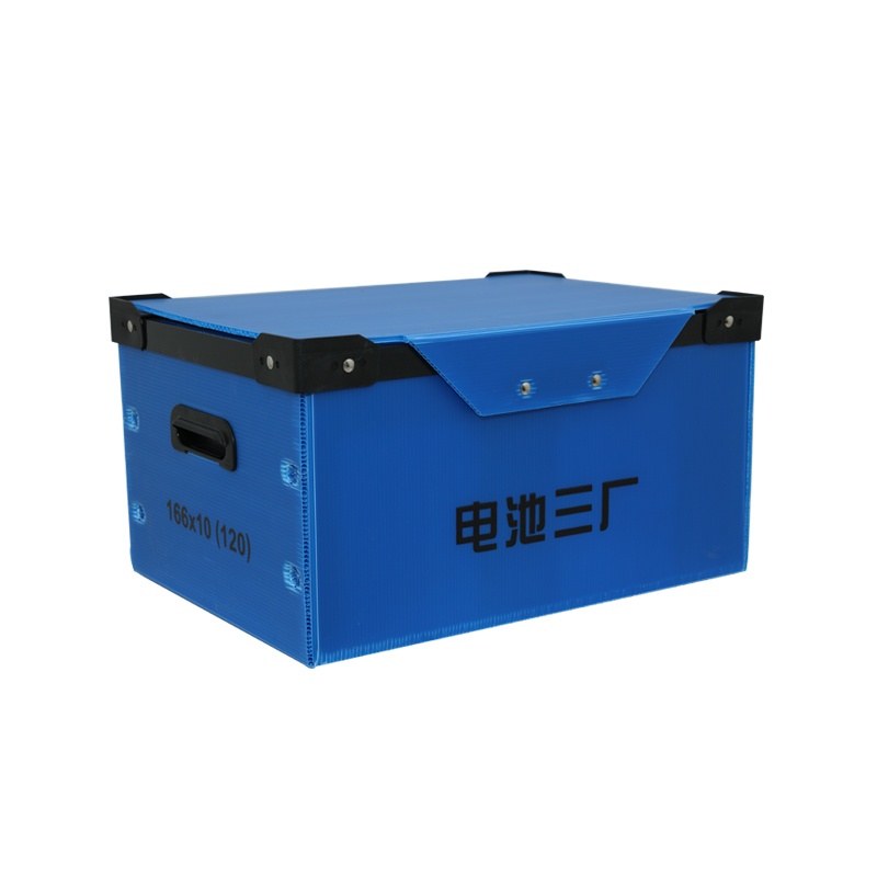 Corrugated plastic circulation containers boxes