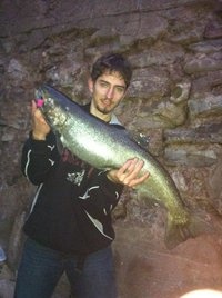 His First salmon of lifetime near Webster