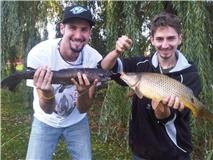 his carp and catfish near East Rochester