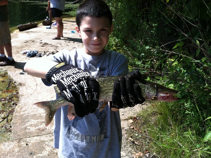 my son first pickerel