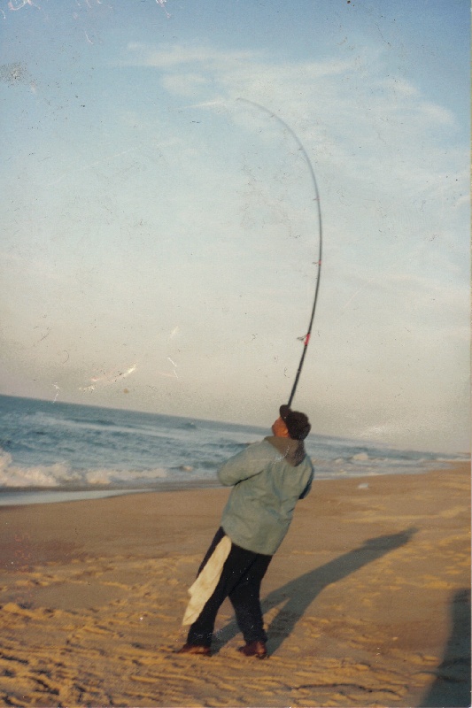 Montauk Surf fishing near Sagaponack