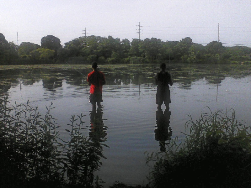 MY 2 OLDEST @ MASSAPEQUA RESEVOIR FATHER'S DAY 2011